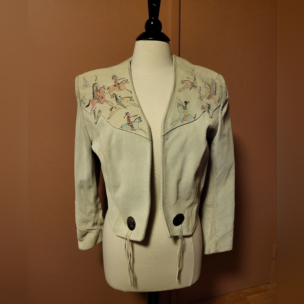 Vintage Pioneer wear Suede jacket